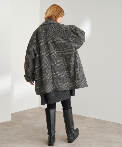 Spick & Span（スピックアンドスパン）の「Wスライバーチェックハーフ