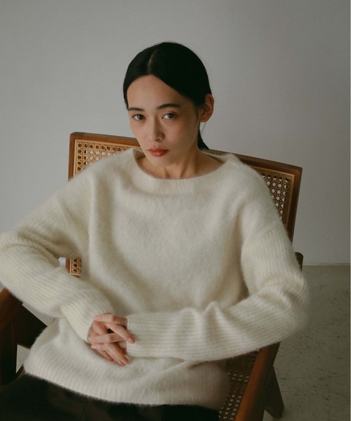 CASA FLINE（カーサフライン）の「フォックスカシミヤニットトップス