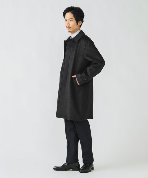 セール】ウール ステンカラーコート（ステンカラーコート）｜BEAMS