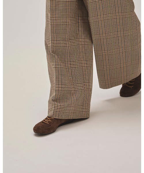 TODAYFUL（トゥデイフル）の「Check Wide Combinaison（つなぎ