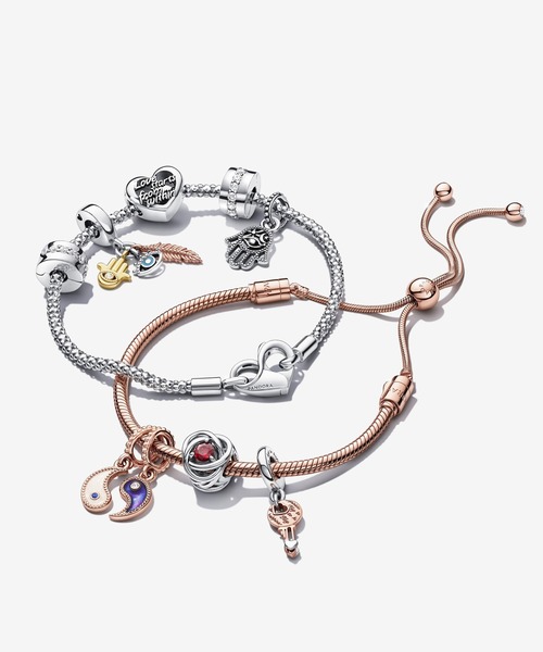 Pandora Moments スタッディド チェーン ブレスレット（ブレスレット
