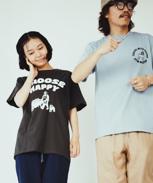 5.6oz CHOOSE HAPPY Tee | ジムマスター（gym master）公式通販