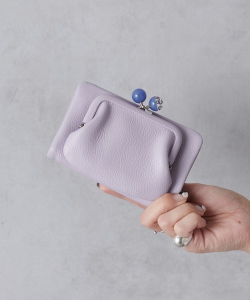 ear PAPILLONNER（イアパピヨネ）の「HAPPY！がま口折り財布（財布