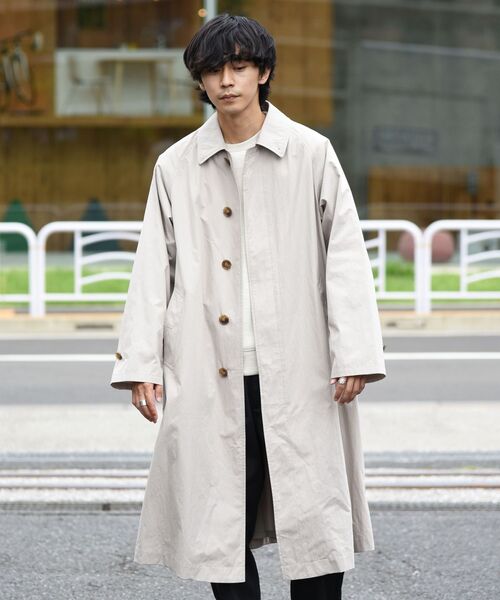 SHIPS（シップス）の「SHIPS: RAXAコラボ Aライン ロング ステンカラー