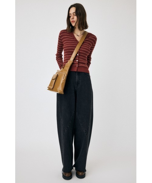 MOUSSY（マウジー）の「【セットアップ対応】CURVED LINE PANEL BAGGY