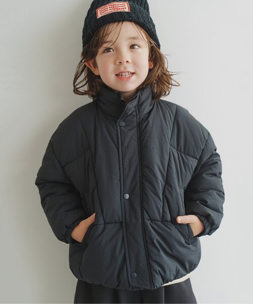 セール】マフラーいらずのふわもこ中綿ジャケット（ダウンジャケット