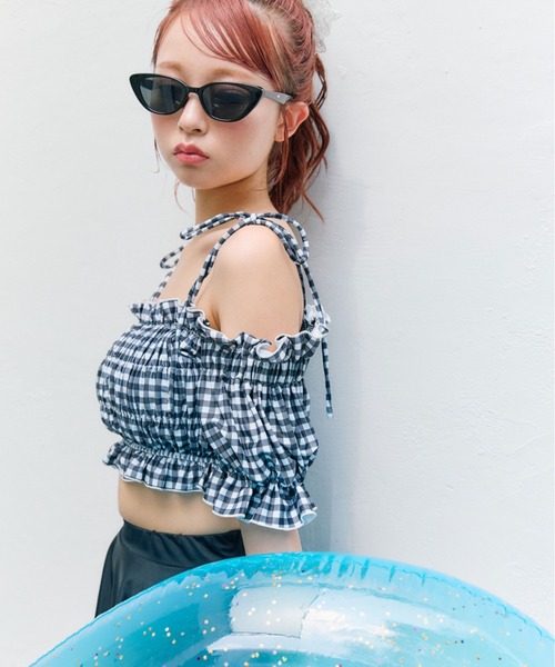 OLIVE des OLIVE（オリーブデオリーブ）の「シャーリングswim wear