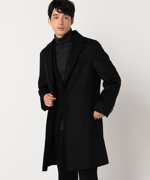 COMME CA ISM（コムサイズム）の「アンゴラ混 チェスターコート