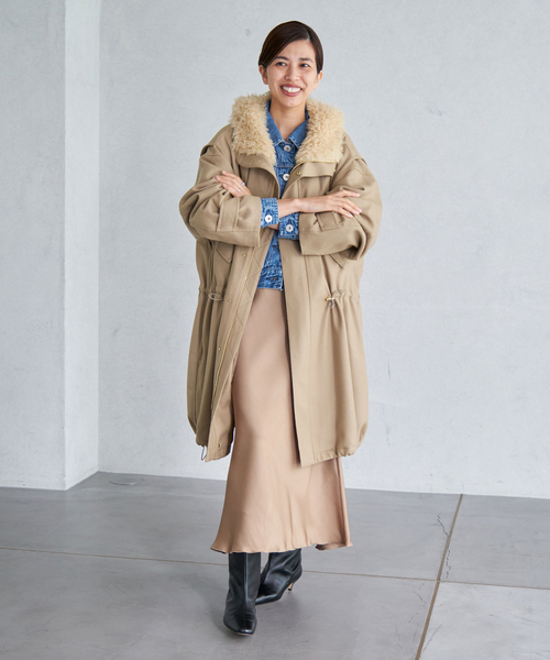 IENA（イエナ）の「ウーステッドフランネルモッズコート（モッズコート