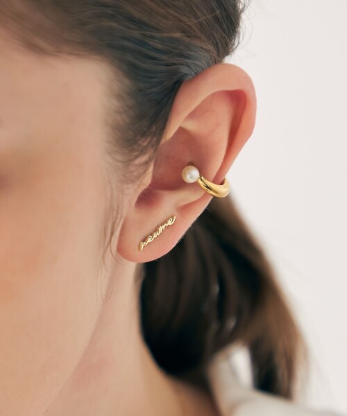 ete（エテ）の「○K10YG ピアスクリップ 