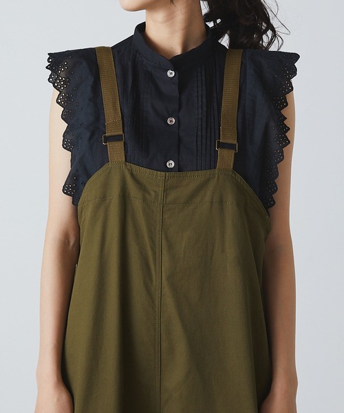 forksy.】コットンツイルビックポケット付きサロペット forksy.│MONO