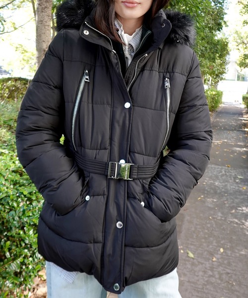 セール】ベルテッド フォー ジップ ダウンジャケット（ダウン