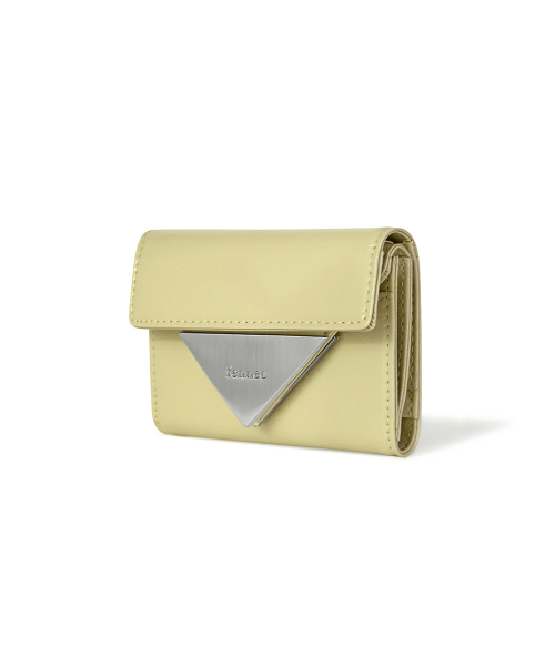 セール】CRINKLE TRIANGLE DOCO WALLET - SOFT OLIVE（札入れ