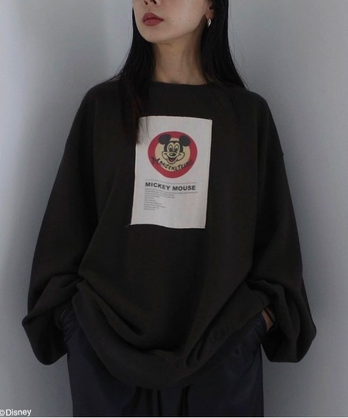 Ameri（アメリ）の「Disney MICKEY TAG SWEAT TOP（スウェット）」 - WEAR