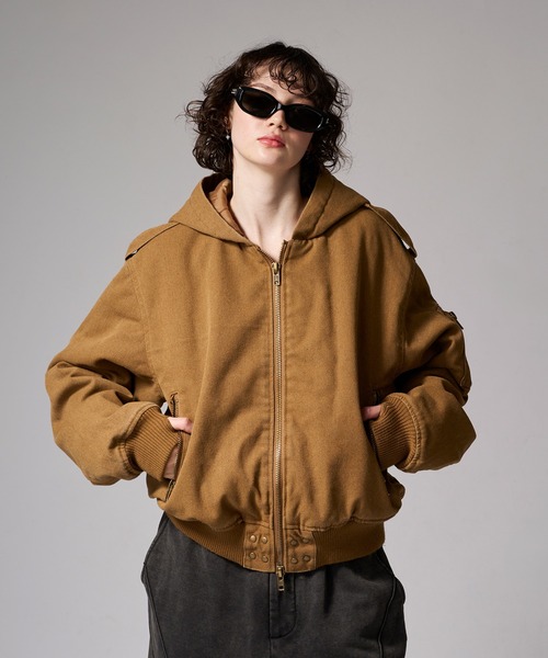 ANDER HUNK（アンダーハンク）の「Short Duck Hood Jacket/ショート