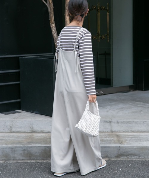 セール】『洗濯可』FORK&SPOON SOLOTEXキャミサロペットパンツ