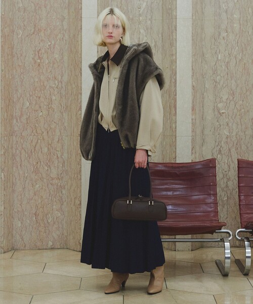 セール】フェイクミンクファーフーディーブルゾン（ブルゾン