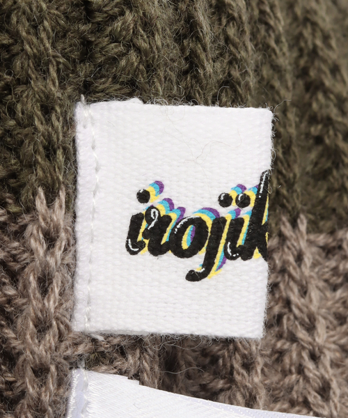 セール】irojikake/イロジカケ TWO FINGERS CAP（ニットキャップ