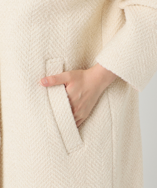 plage（プラージュ）の「GIOLICA ヘリンボン コクーンコート（その他