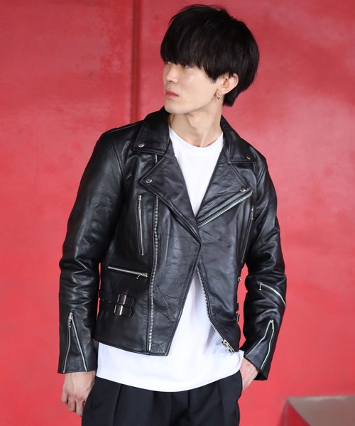セール】Real leather Cowhide UK Double riders/牛革製UKダブル
