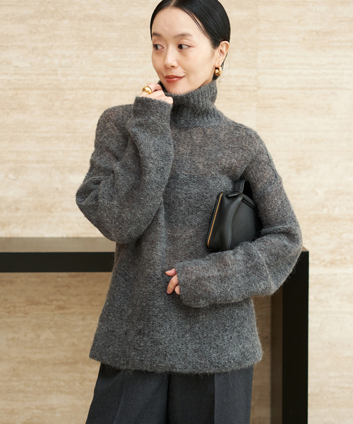 plage（プラージュ）の「ALPACA MIX BUTTON ニット（ニット/セーター