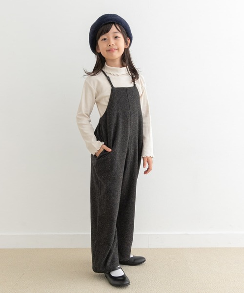 セール】『親子リンク』ネップツイードサロペット(KIDS)（サロペット