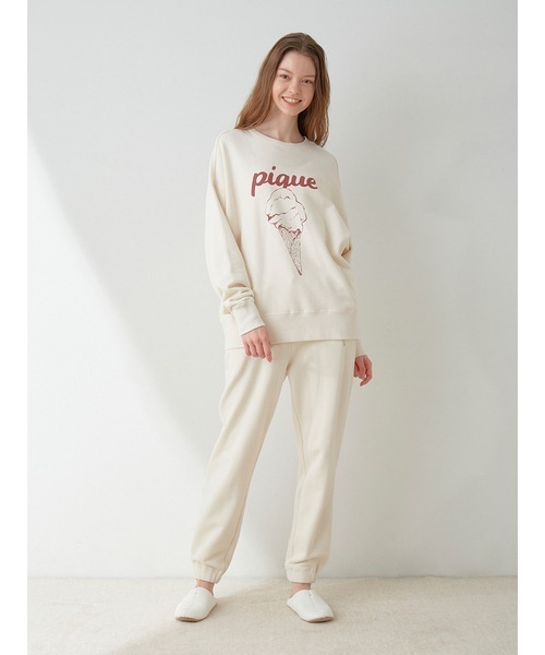 gelato pique（ジェラートピケ）の「【UNISEX】裏毛ワンポイントプル