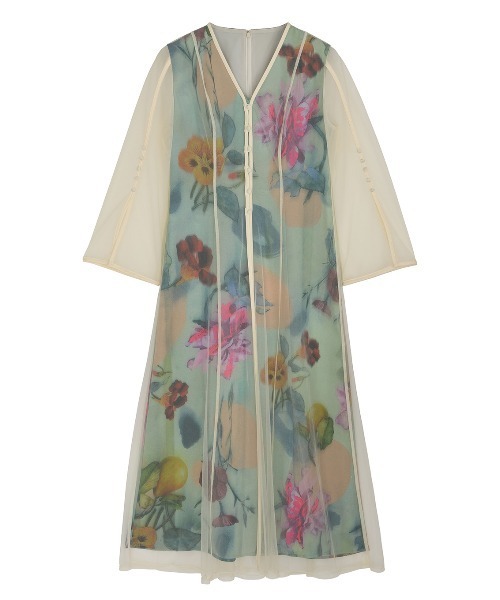 UND GRACE CHIFFON VEIL DRESS（ワンピース）｜Ameri（アメリ）の