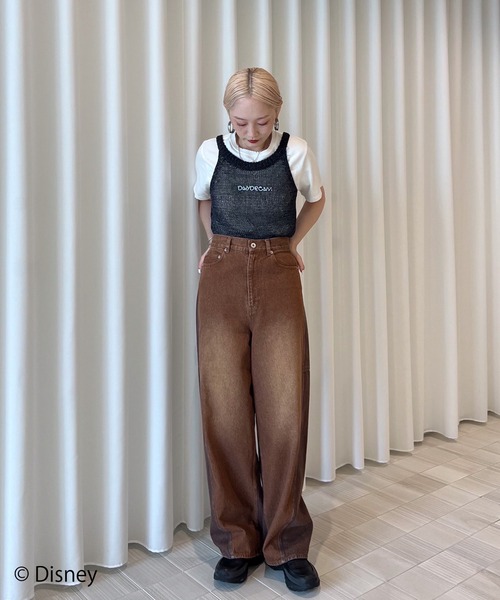 セール】MICKEY DESIGN DENIM PANTS（デニムパンツ）｜Disney