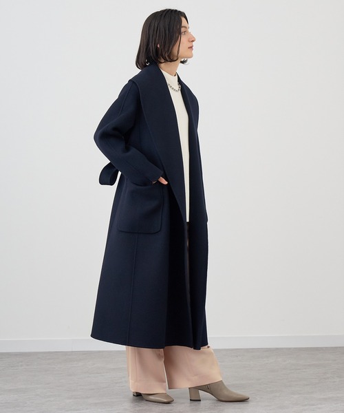 ANAYI（アナイ）の「シャルムビーバーショールカラーコート（その他