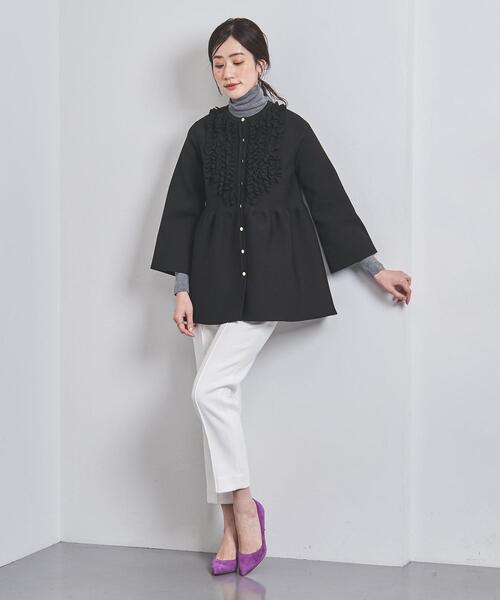 UNITED ARROWS（ユナイテッドアローズ）の「ミニフリル ニット