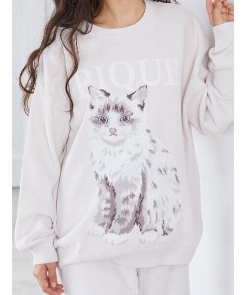 gelato pique（ジェラートピケ）の「【ラッピング済み】CAT ジャガード