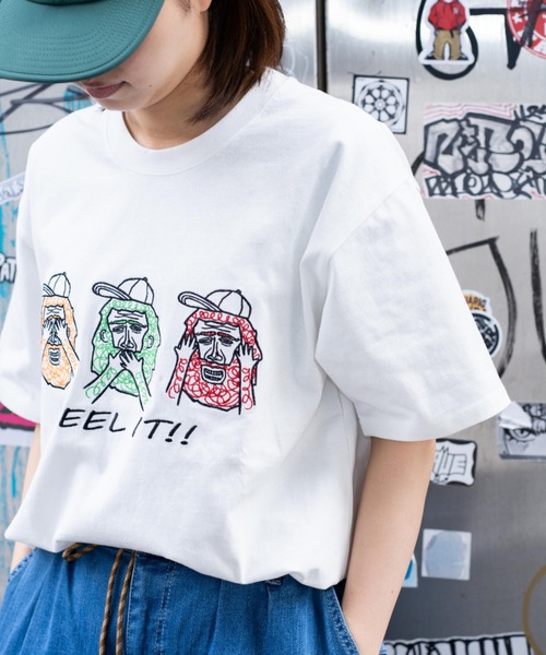 7.4oz FEEL IT!刺繍Tee | ジムマスター（gym master）公式通販