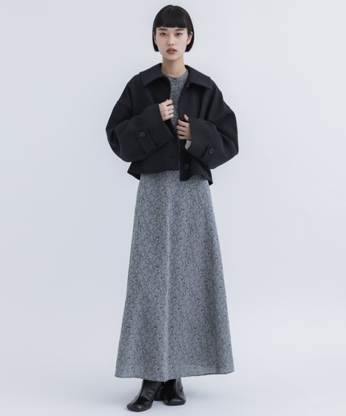 CLANE（クラネ）の「【CLANE/クラネ】BULKY SLEEVE CROPPED JACKET