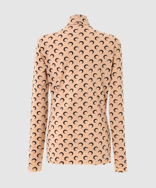 MARINE SERRE（マリーン・セル）の「SECOND SKIN TURTLENECK MOON TOP