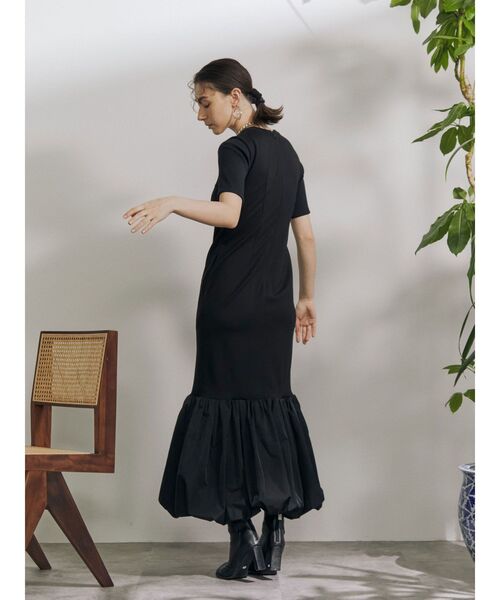 UN3D.（アンスリード）の「ドッキングハーフスリーブワンピース