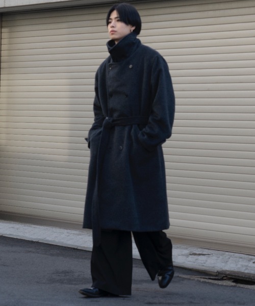 SINSS（シンス）の「Shaggy oversized coat / シャギーオーバーサイズ