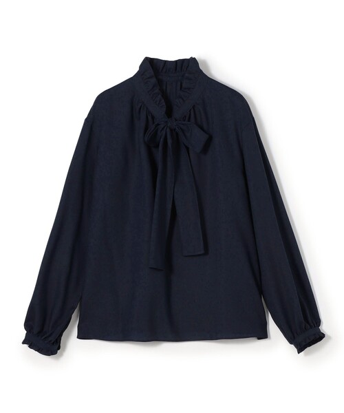 グロスアムンゼン フリルカラーリボンブラウス（シャツ/ブラウス