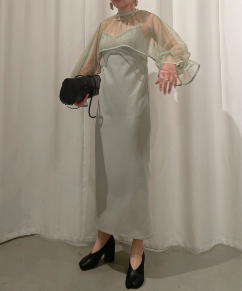 Ameri（アメリ）の「MANY WAY AIRY VEIL DRESS（ワンピース）」 - WEAR