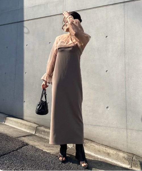 Ameri（アメリ）の「MANY WAY AIRY VEIL DRESS（ワンピース）」 - WEAR