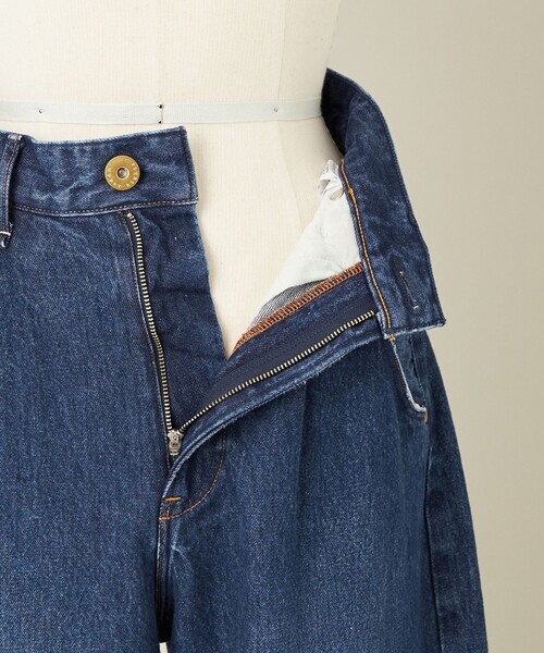 別注】＜upper hights for conte＞タックデニムパンツ UN（デニム