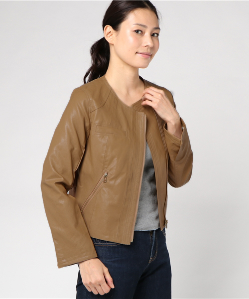 新品未使用!JUDYラムレザーバックフリルライダースジャケット ハートスタッズフリルショートライダース – pium