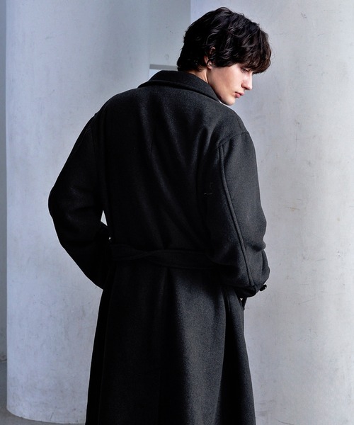 CLEL（クレイル）の「【CLEL】Wool Blend Tech Melton Double Chester