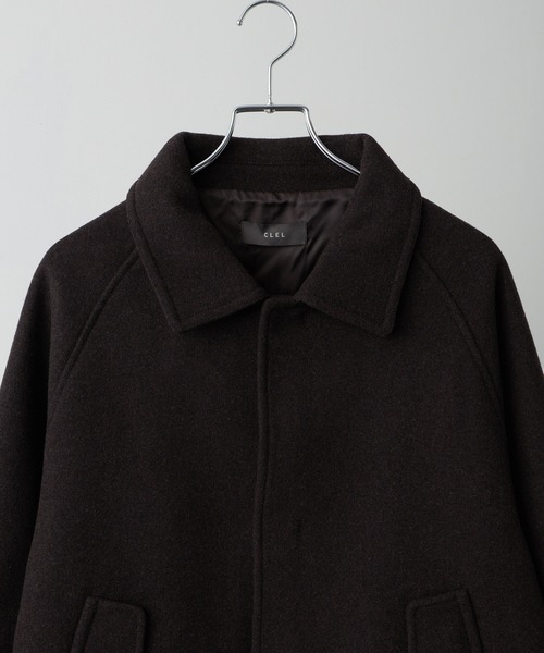 CLEL】Wool Blend Tech Melton 2Way Blouson / ウールブレンド テック