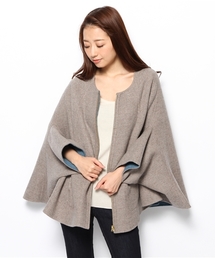 BEARDSLEY（ビアズリー）の「リバーシブルポンチョ（その他アウター