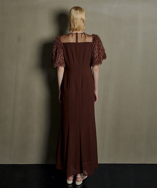 Shaggy sleeve dress（ドレス）｜et.UNiVER（エトユニベール）の