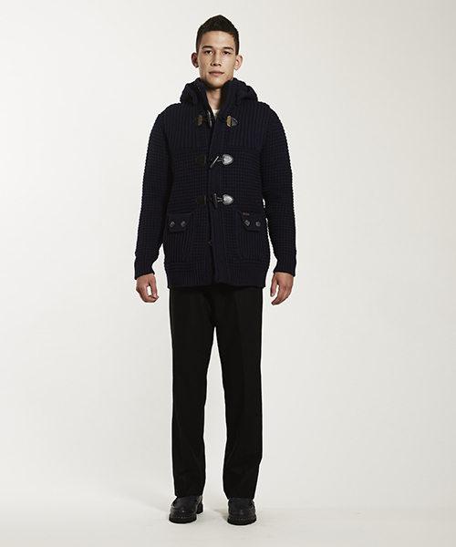 Bark BEAMS別注 ファー付きニットダッフル 【公式通販】