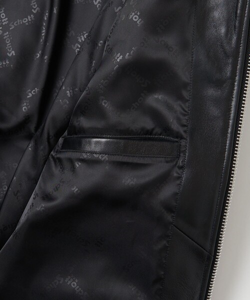 schott（ショット）の「Schott/ショット 別注 ZIP UP BLOUSON/レザー