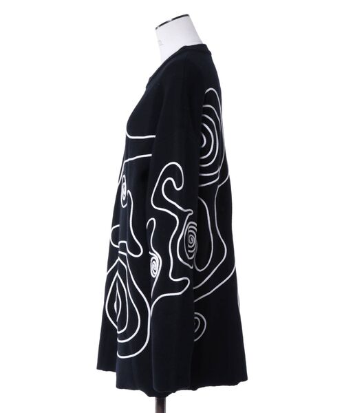 UN3D.（アンスリード）の「スワールパターンニット（ニット/セーター