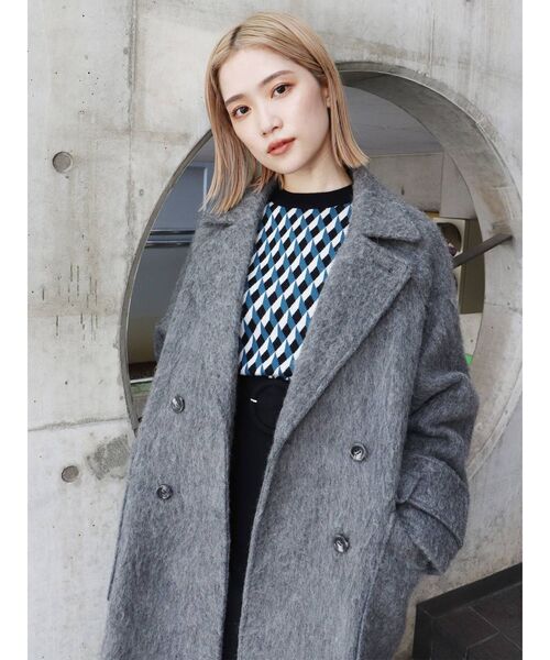 MURUA（ムルーア）の「シャギーオーバーコート（チェスターコート